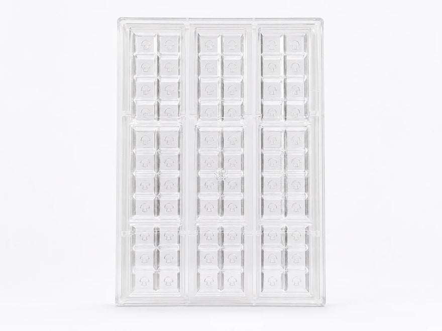 Klare kundenspezifische Polycarbonat-Schokoladentafelform für die gewerbliche Produktion