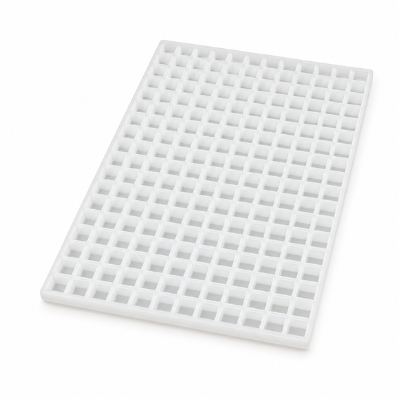 2,5 ml quadratische Gummibaumform - 216 Hohlräume