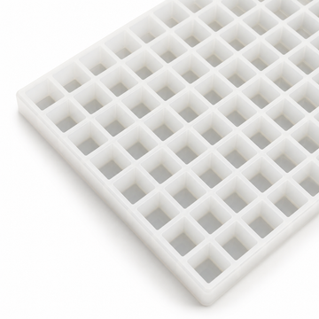2,5 ml quadratische Gummibaumform - 216 Hohlräume