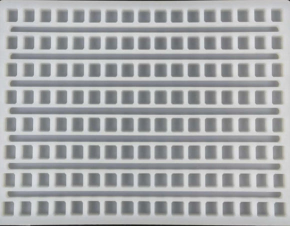 2,3 ml Universal Depositor Würfel Gummiform - 136 Hohlräume