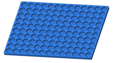 3,3 ml Smiley Gesicht Münze Gummiform - 0