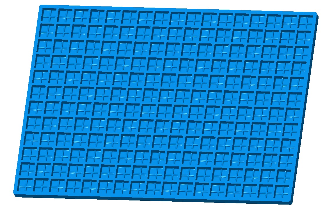 6 ml Ziegelgummiform - 204 Hohlräume
