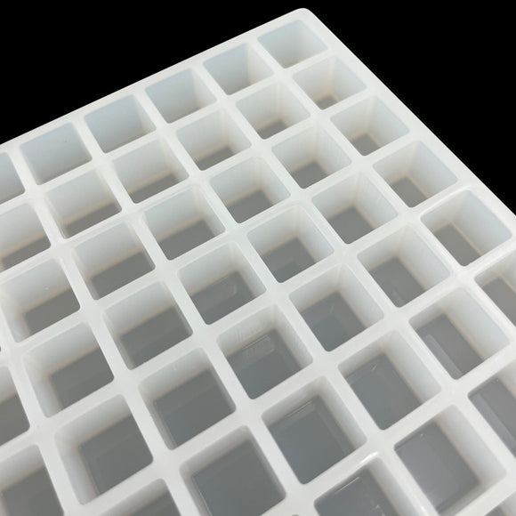 2,5 ml quadratische Gummibaumform - 216 Hohlräume