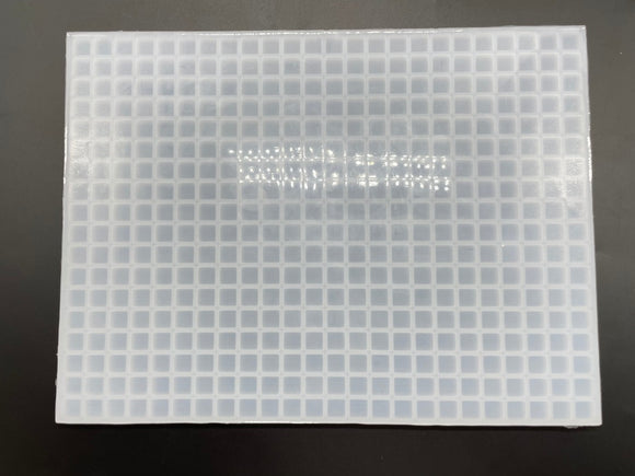 1,5 ml quadratische Silikongummiform - 432 Hohlräume