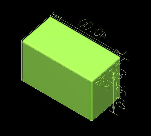 20 ml Rechteck Gummiform - 119 Hohlräume