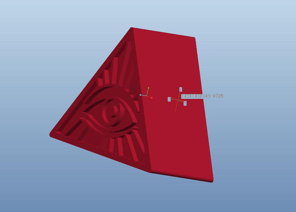5,1 ml Pyramidendreieck Gummiform - 220 Hohlräume